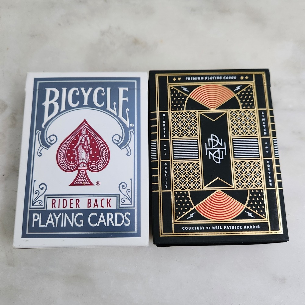 Neil Patrick Harris NPH and Rider Back Playing Cards by theory11 New Open Box